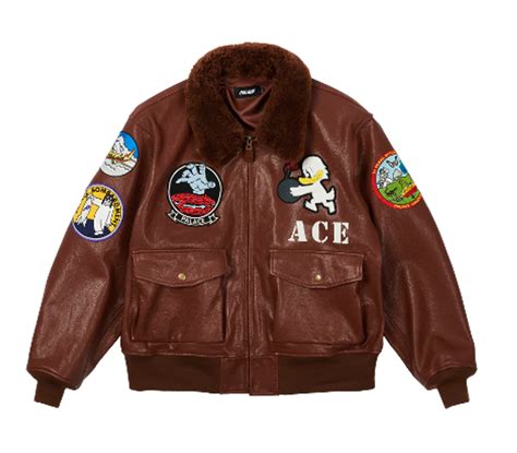 palace leather jacket